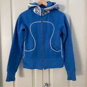 Lululemon Blue Scuba Hoodie Special Edition size 4